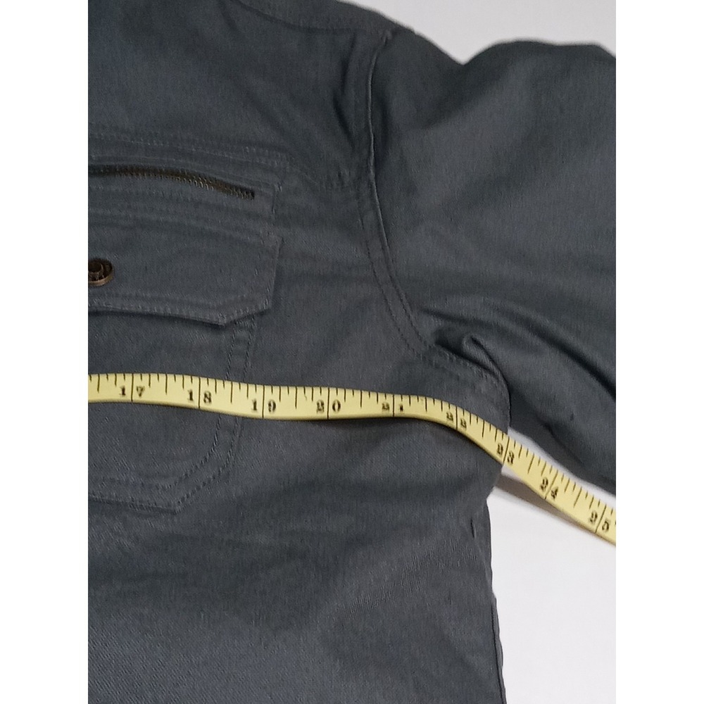 Wrangler Riggs Workwear Jacket Mens Large Gray Hooded Full Zip Work Coat - Picture 4 of 13